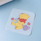 Pooh Vierkante Sticker