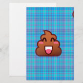 pooier emoji briefpapier (Voorkant / Achterkant)