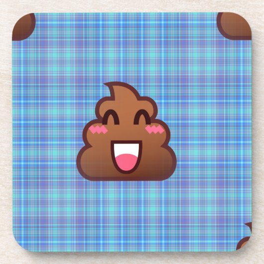 pooier emoji drankjes onderzetter (Voorkant)