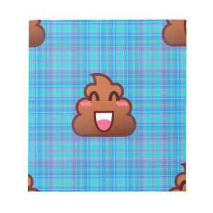 pooier emoji notitieblok