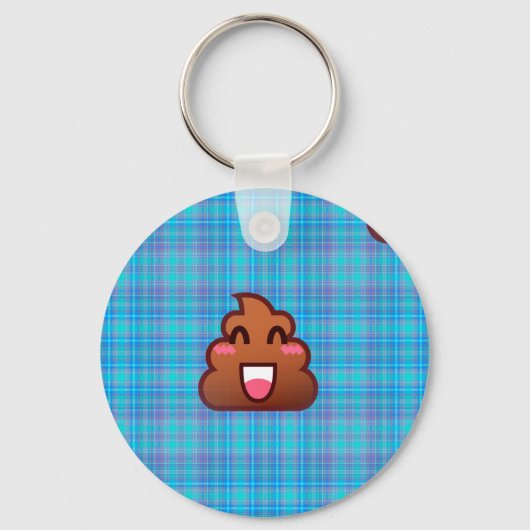 pooier emoji sleutelhanger (Voorkant)