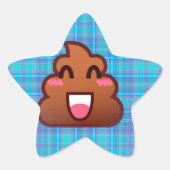 pooier emoji ster sticker (Voorkant)