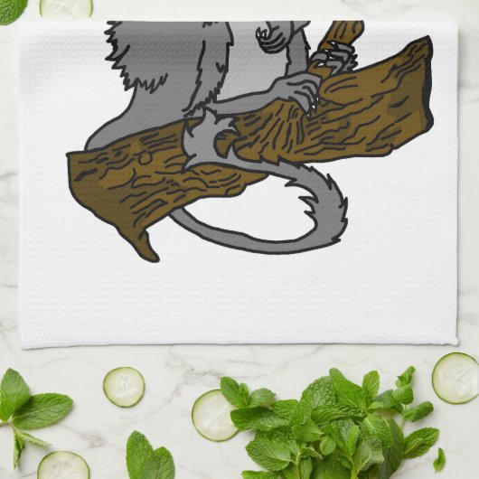 Pooka keukenhanddoek (Gevouwen)