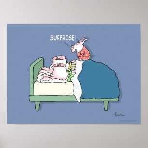 POOKIE EN OUDERS poster van Sandra Boynton