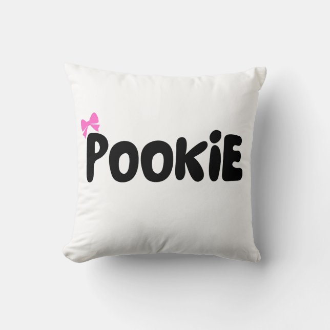 "Pookie" Gezellig Decoratief Kussen (Voorkant)