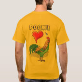 Pookie hoort wat!? t-shirt (Achterkant)