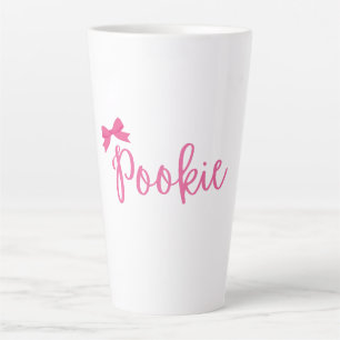 "Pookie" Mooie Roze Koffiemok Kopje Latte Mok