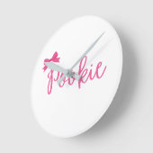"Pookie" wandklok leuk (Hoek)