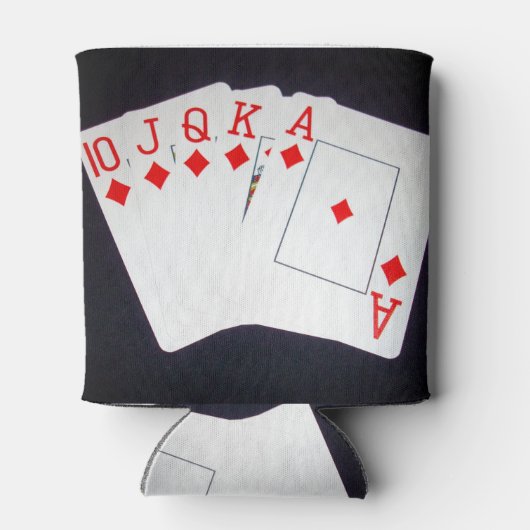 Pookkaarten Diamant Rechte Spoeling, Blikjeskoeler (Achterkant)