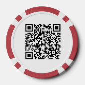 Pookspaander/Visitekaartje Poker Chips (Achterkant)