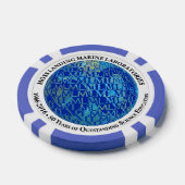 Pookspaanders: MLML 50e Jubileum (wereldbol) Poker Chips (Enkel)