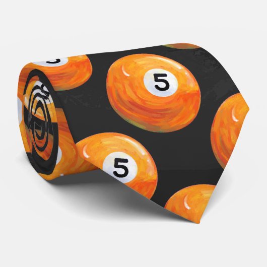 Pool 5 Kogelpatroon Stropdas (Opgerold)