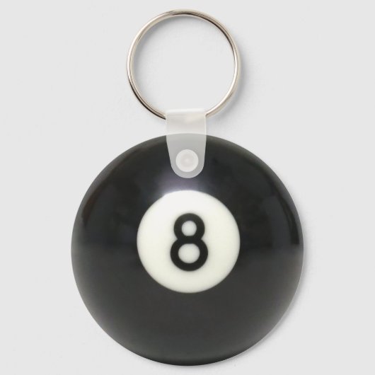 Pool 8 Ball Sleutelhanger personaliseer JOUW NAAM- (Achterkant)