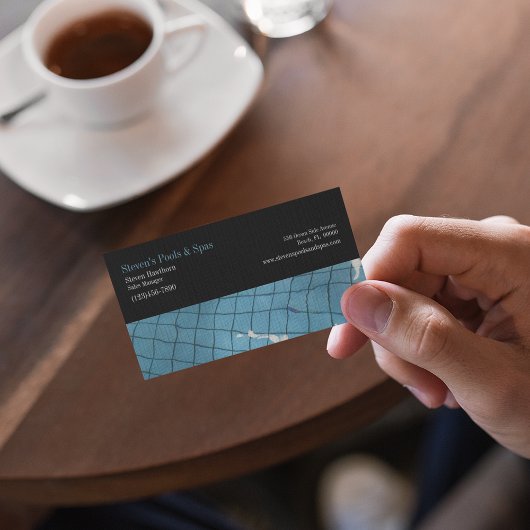 Pool and Spa Company Visitekaartje