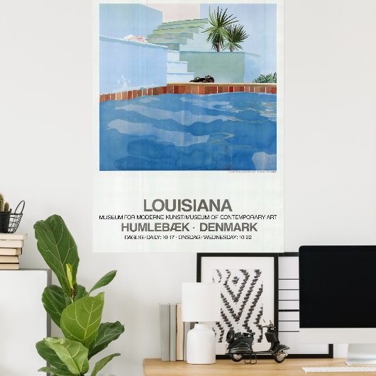 Pool And Steps Poster (Thuiskantoor)