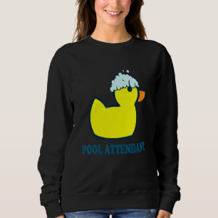 Pool Attendant I Rubber Duck Swimming Pool Yellow Trui