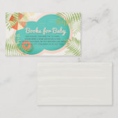 Pool Baby shower Beige Book Request Informatiekaartje (Voorkant / Achterkant)