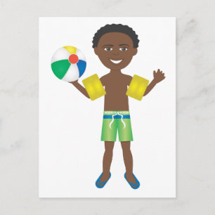Pool Ball Boy Briefkaart