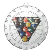 Pool Ball Dart Board Dartbord (Voorkant)