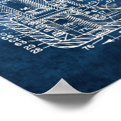 Pool Ball Rack Patent #9 Rec Room Poster (Hoek)