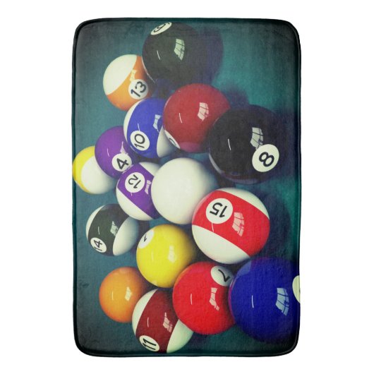 Pool Balls Badmat (Voorkant Verticaal)