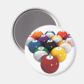 Pool Balls / Billiards: 3D-model: Magneet (Voorkant / Achterkant)