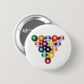 Pool Balls / Billiards: 3D-model: Ronde Button 5,7 Cm (Voorkant /achterkant)