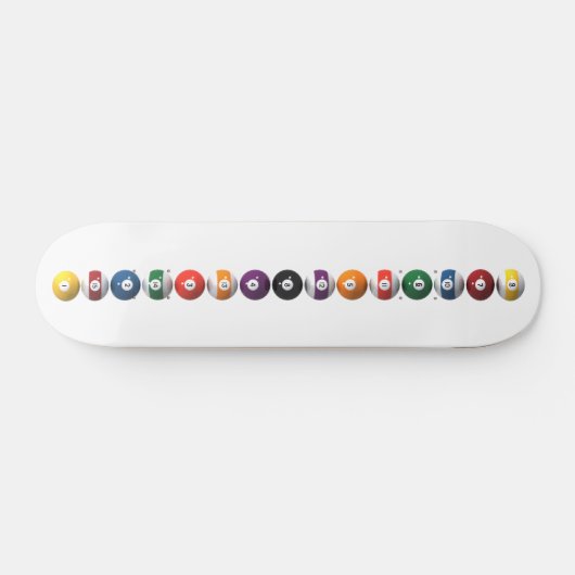 Pool Balls / Billiards: aangepast skateboard (Horizontaal)