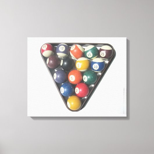 Pool Balls Canvas Afdruk (Voorkant)