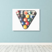 Pool Balls Canvas Afdruk (Insitu (Houten vloer))