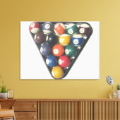 Pool Balls Canvas Afdruk (Insitu (Woonkamer))