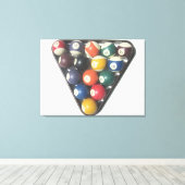 Pool Balls Canvas Afdruk (Insitu (Houten vloer))