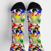Pool Balls Design Sokken (Top)