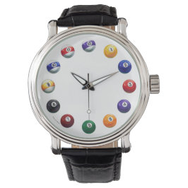 Pool Balls Horloge