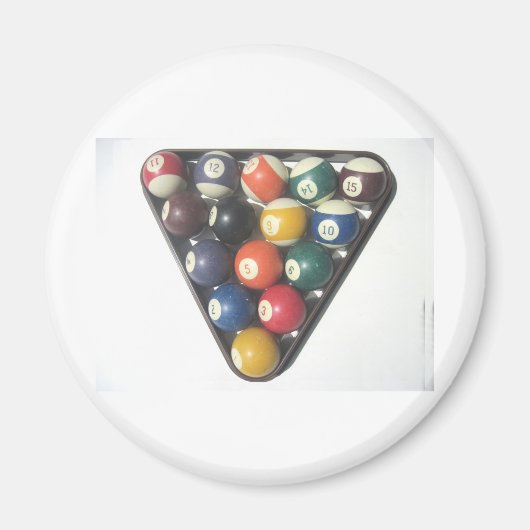 Pool Balls Magneet (Voorkant)