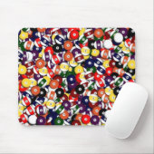 Pool Balls Mousepad Muismat (Met muis)