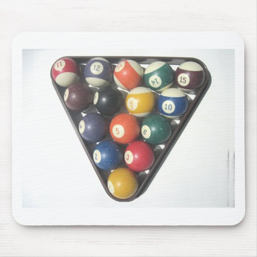 Pool Balls Muismat (Voorkant)
