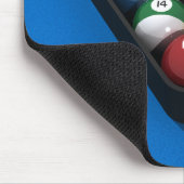 Pool Balls on Blue Felt: Muismat (Hoek)