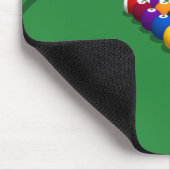 Pool Balls on Table: 3D-model: Muismat (Hoek)