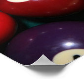 Pool Balls Poster (Hoek)