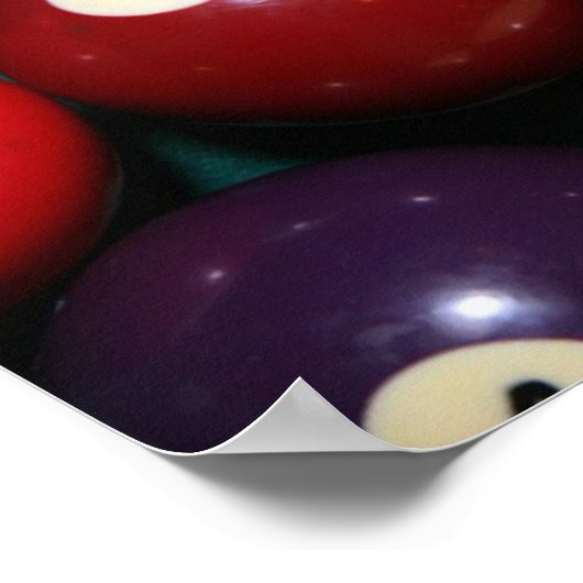 Pool Balls Poster (Hoek)