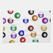 Pool Balls Theedoek (Horizontaal)