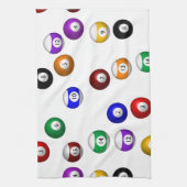 Pool Balls Theedoek (Verticaal)