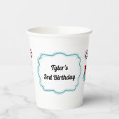 Pool Beach Ball Party gepersonaliseerde papieren b Papieren Bekers (Links)