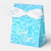 Pool Beach party van waterpartij zomerfeest Bedankdoosjes (Voorkant Zijde)