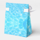 Pool Beach party van waterpartij zomerfeest Bedankdoosjes (Achterkant)