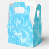 Pool Beach party van waterpartij zomerfeest Bedankdoosjes (Geopend)