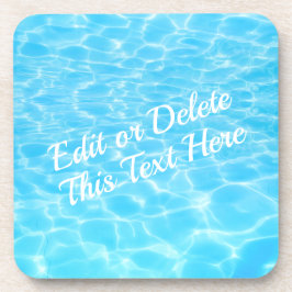 Pool Beach party van waterpartij zomerfeest Bier Onderzetter