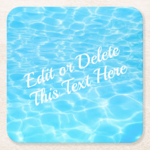 Pool Beach party van waterpartij zomerfeest Kartonnen Onderzetters