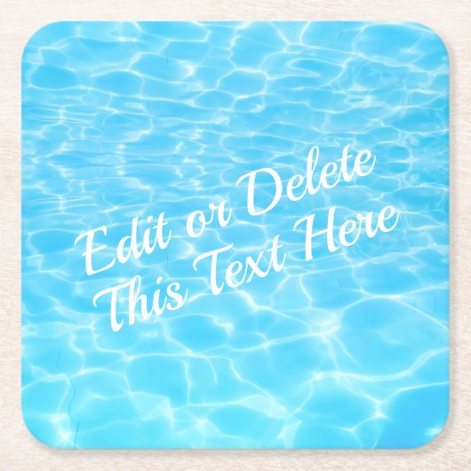 Pool Beach party van waterpartij zomerfeest Kartonnen Onderzetters (Voorkant)